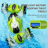 JJR/C Q150 2.4G 4WD Drive Double Sided Remote Control Amphibious Car(Green)