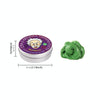 DIY Plasticine Slime Magnetic Rubber Mud Stress Reducer Anti-Anxiety Bouncing Putty Magic Clay Education Toy for Kids and Adults, Big Iron Box Size: 8x2.5cm(Green)