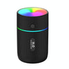 Colorful Cup Humidifier USB Mini Car Air Purifier(Black)