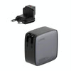 LDNIO Q408 100W GaN USB+3 USB-C / Type-C Interface Charger with 1m 100W USB-C / Type-C to USB-C / Type-C Data Cable, Plug Type:EU Plug(Black)