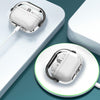 For Apple Beats Studio Buds / Buds+ Headphones Shape Clear Acrylic Headset Protective Case(Grey)