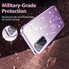 For Samsung Galaxy S20 FE Gradient Glitter Flower All-inclusive Phone Case(Purple)