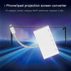 NK-1032 5 In 1 8 Pin to HDMI Multi-function Mobile Phone Converter Adapter (White)