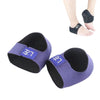 Heel Fatigue Shock Absorption And Warmth Gel Protective Cover, Size:L, Style:with Printing(Blue)