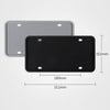 2 Sets Waterproof Rustproof Non-damaging Car Paint Silicone License Plate Frame, Specification: US Black