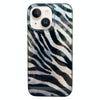 For iPhone 15 Double Layer IMD Pattern TPU Phone Case(Zebra Print)