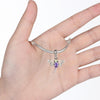 Insect Series S925 Silver Small Pendant Bracelet Accessories Personalized Dragonfly Inlaid Pendant