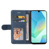 For Samsung Galaxy A26 5G Global Dual-color Splicing Flip Leather Phone Case(Blue)