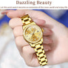 OLEVS 7003 Women Multifunctional Waterproof Mechanical Watch(Gold)