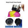 700ml Outdoor Silicone Folding Water Cup Telescopic Water Bottle Travel Drinking Cup With Carabiner(Red)