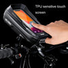 WILD MAN XT3S 0.6L Mountain Bike 360-Degree Rotating Phone Touch Screen Bag(Black)