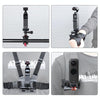 PULUZ 1/4 inch Screw Adjustable ABS Action Camera Tripod Adapter (Black)
