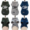 Grey Dog Hoodie, XL | Fishbone Vest, Warm Winter Puppy Coat