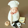 B Shovel (5 Sets) Newborn Babies Photography Clothing Chef Theme Set