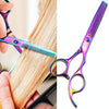 Professional Hair Cutting Scissor Hairdressing Kit Thinning Scissors Barber(Coloful ThinningSXLC-603T))