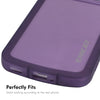 For Redmi K70 / K70 Pro ENKAY Hat-Prince Translucent Matte TPU Phone Case + 9H Big Arc Edge Glass Film(Purple)