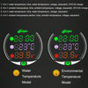 Morfayer YL-M05 5 In 1 Environmental Temperature Model 9-24V LED Night Vision Motorcycle Modification Instrument