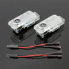 2 PCS DC12V 2W Car Door Logo Light Brand Shadow Lights Courtesy Lamp for Volkswagen Touareg 2004-2010