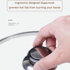 Stainless Steel Lid Handle Plastic Top Bead