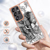 For Samsung Galaxy S25 Ultra 5G Electroplating Marble Dual-side IMD Phone Case(Totem Elephant)