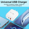 PD04 Type-C + USB Mobile Phone Charger with USB to 8 Pin Cable, US Plug(Black)