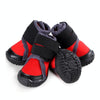 Dog Shoes Red Size 90 (9cm x 8cm) Non-Slip, Waterproof Boots