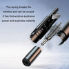 Vehicle-Mounted Multifunctional Broken Window Escape Safety Hammer(Black)