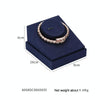 9x10x6cm Bracelet Holder Jewelry Display Props Blue Microfiber Window Necklace Earring Ring Stand