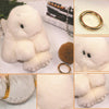 Lovely Dead Rex Rabbit Doll Pendant for Bag / Key Chains / Car ,Size: 15.0 x 14.0 x 8.0cm(Black)