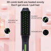 VGR V-503 50W 3 Gears Adjustable Anti-scalding Curling And Straightening Comb Dual-use, Plug Type: EU Plug(White)