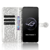 For Asus ROG Phone 7 Honeycomb Dot Texture Leather Phone Case(Silver)