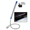 Portable Touch Switch  USB LED Light, 10-LED, 1W, White Light(Blue)