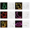 LED Neon Pendant Decoration Lamp Warm Night Light(Cactus)