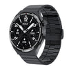 MD3MAX 1.39 inch Round Screen Steel Strap Smart Watch Supports Heart Rate Monitoring/Blood Oxygen Monitoring(Black)