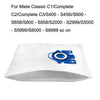 10PCS For Miele 3DFJM / Complete C2 Vacuum Cleaner Accessories Blue Dust Bag