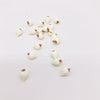 20 PCS / 2 Bags 1:12 Mini House Toy Simulation Garlic Kitchen Decoration(Off-white)