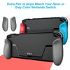 TPU Shell Handle Grip with Game Card Slot Anti-Shock Cover Silicone Case for Nintendo Switch, with Logo