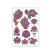 Fluorescent Face Waterproof Environmental Protection Tattoo Stickers Nightclub Bar Flower Arm Stickers(OHB-005)