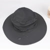 Summer Outdoor Sports Anti-mosquito Net Sun Hat Fisherman Hat, Size:L(Royal Blue)