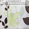 180x200cm Leaf Printed Waterproof Shower Curtain Thickened Polyester Bathroom Curtain Cloth