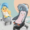 Baby Carriage Cushion Cotton Four Seasons General Purpose Dining Chair Mat(Little Penguin)