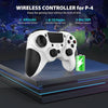 MB-P913 PC Six-Axis Somatosensory Back Key Programming Dual Vibration Bluetooth Gamepad For PS4 Pro(Black)