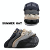 Summer Mesh Breathable Vintage Cap(Black)