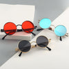Metal Round Frame Steampunk Retro Sunglasses for Men Women(4)