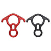 XINDA XD8602 Climbing Rescue Figure 8 Descender with Bent-ear Rappelling Gear Belay Device(Red)