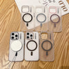 For iPhone 11 Crystal Skin Feel MagSafe TPU Phone Case(White)