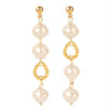 1030402308 Bead Length Stud Earrings Jewelry