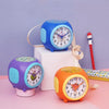 Children Romantic Starry Sky Projection Music Pointer Alarm Clock(Blue)