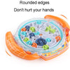 Kids 3D Maze Ball Toys Breakthrough Balance Roller Ball Puzzle Game Thinking Training Labyrinth(Orange)