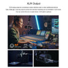 FEELWORLD PM1-AS XLR/USB Dynamic Microphone for Podcasting Recording Gaming Live Streaming with Boom Arm (Black)